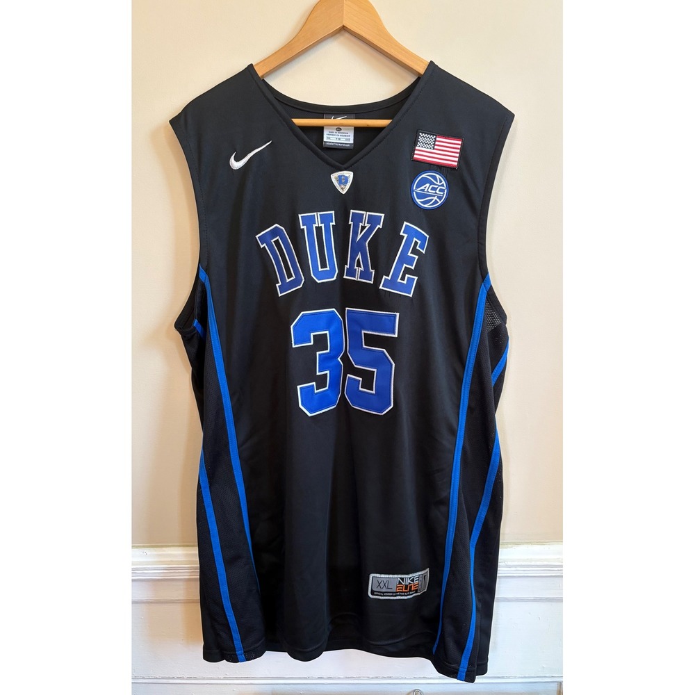 Nike Elite Duke Marvin Bagley 35 Basketball‎ Jersey Black XXL